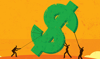illustration of dollar sign