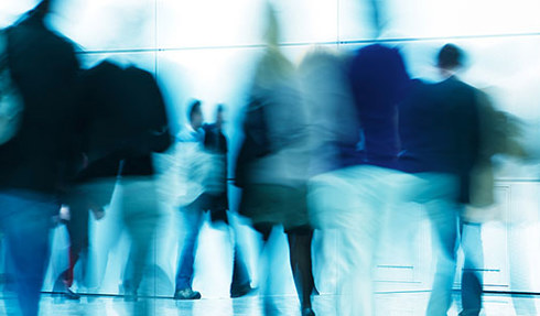 abstract business people